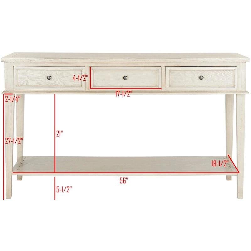 Console Thea Sepia SAFAVIEH - 60 x 20 x 35,4 - 60l x 20P x 35H