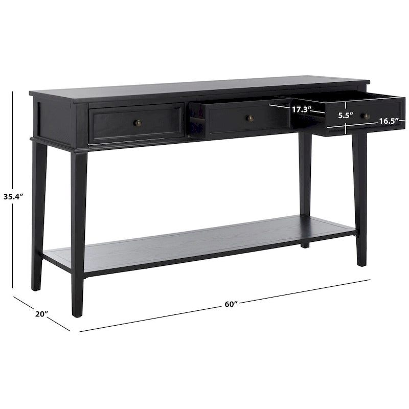 Console Thea Sepia SAFAVIEH - 60 x 20 x 35,4 - 60l x 20P x 35H