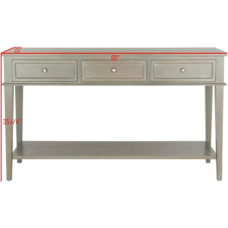 Console Thea Sepia SAFAVIEH - 60 x 20 x 35,4 - 60l x 20P x 35H