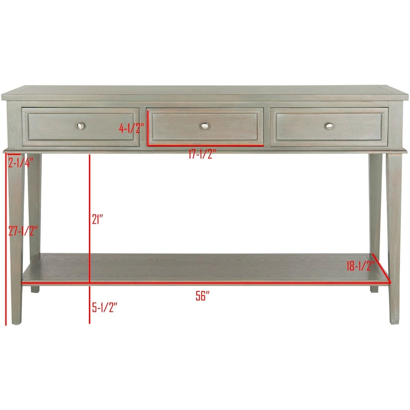 Console Thea Sepia SAFAVIEH - 60 x 20 x 35,4 - 60l x 20P x 35H