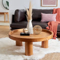 SAFAVIEH Leena 3 Leg Round Coffee Table - 36 W x 36 D x 15 H - 36Wx36Dx15H