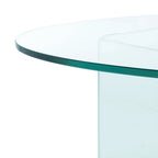 SAFAVIEH Beda Table basse en verre trempé - 47 L x 28 P x 16 H - 47Lx28Px16H