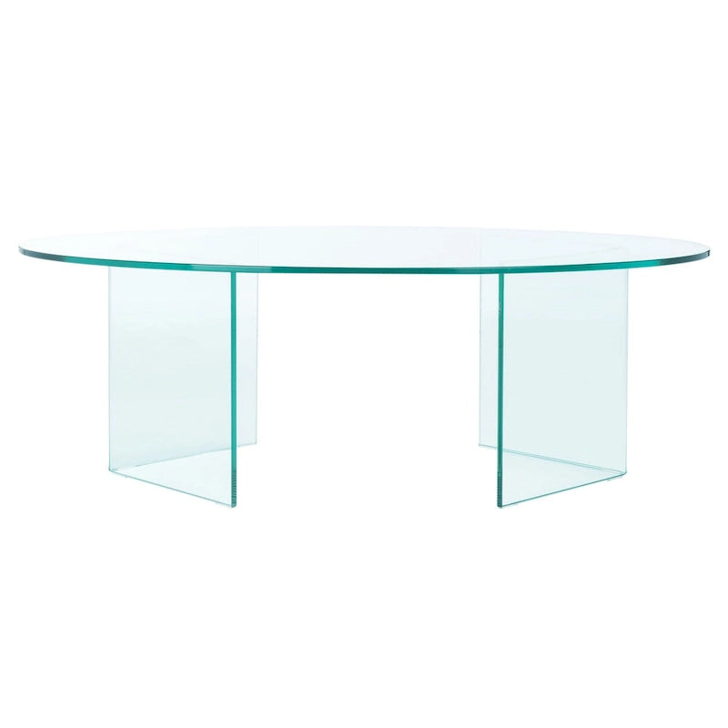 SAFAVIEH Beda Table basse en verre trempé - 47 L x 28 P x 16 H - 47Lx28Px16H
