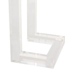 Table Console Acrylique Camryn SAFAVIEH Couture - Transparent - 60 L x 10 P x 30 H - 52Lx10Px30H