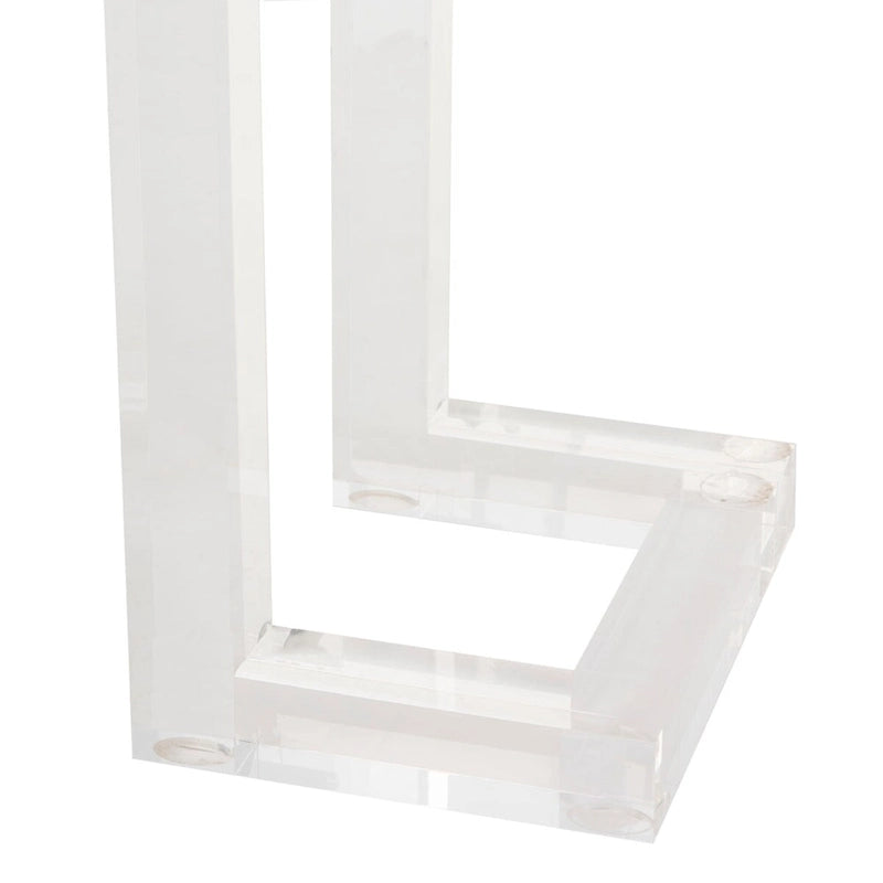 Table Console Acrylique Camryn SAFAVIEH Couture - Transparent - 60 L x 10 P x 30 H - 52Lx10Px30H