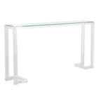 Table Console Acrylique Camryn SAFAVIEH Couture - Transparent - 60 L x 10 P x 30 H - 52Lx10Px30H