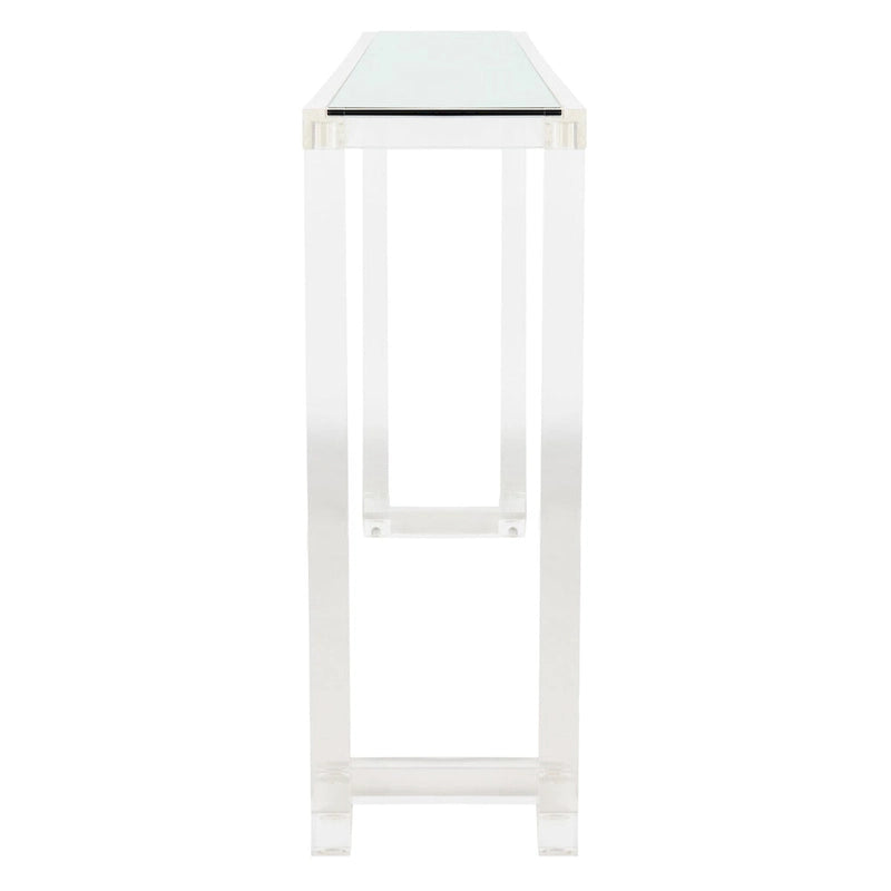 Table Console Acrylique Camryn SAFAVIEH Couture - Transparent - 60 L x 10 P x 30 H - 52Lx10Px30H
