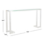 Table Console Acrylique Camryn SAFAVIEH Couture - Transparent - 60 L x 10 P x 30 H - 52Lx10Px30H