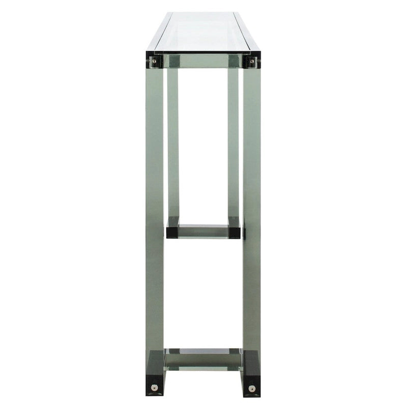 Table Console Acrylique Camryn SAFAVIEH Couture - Transparent - 60 L x 10 P x 30 H - 52Lx10Px30H