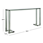 Table Console Acrylique Camryn SAFAVIEH Couture - Transparent - 60 L x 10 P x 30 H - 52Lx10Px30H
