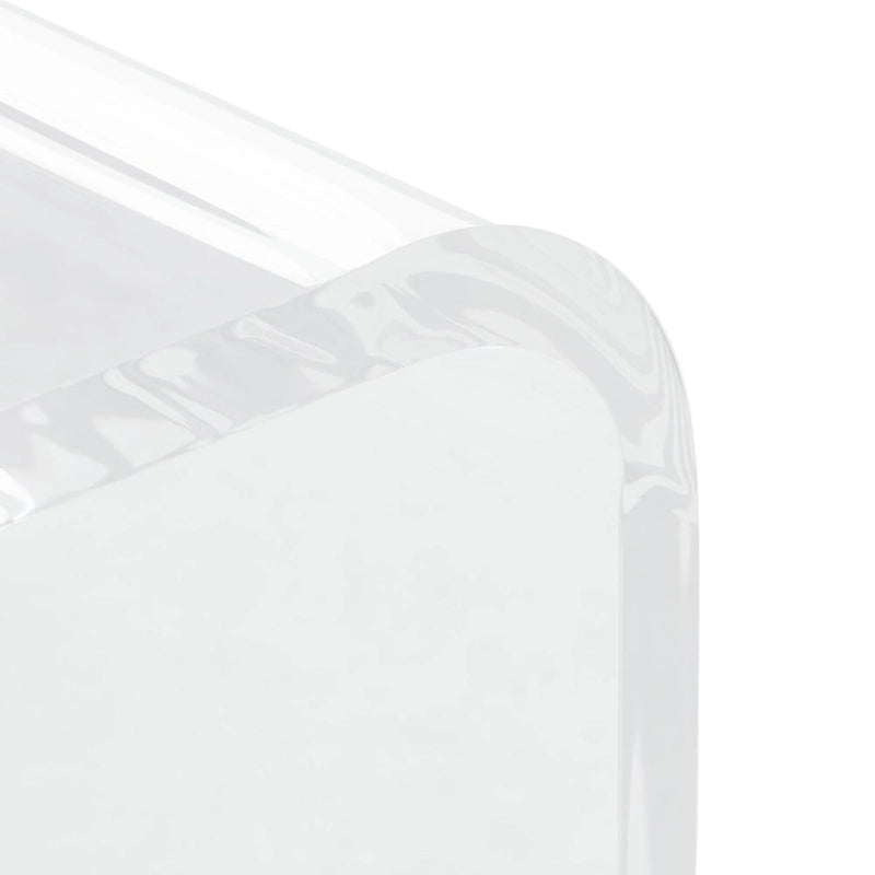 SAFAVIEH Willa Tavolino trasparente in acrilico - 13,5 L x 15,5 P x 20,4 H - 14Lx16Px20H