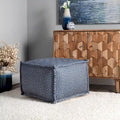 Nuloom Amalfi Pouf/Ottoman da Interno/Esterno con Stampa Azteca