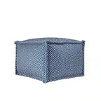 Nuloom Amalfi Pouf/Ottoman da Interno/Esterno con Stampa Azteca