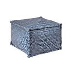 Nuloom Amalfi Pouf/Ottoman da Interno/Esterno con Stampa Azteca