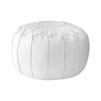 Nuloom Pouf Ottomano Classico Leggero in Ecopelle Stile Marocchino