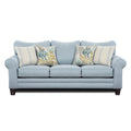 Labyrinth Sky Blue Queen Sleep Sofa