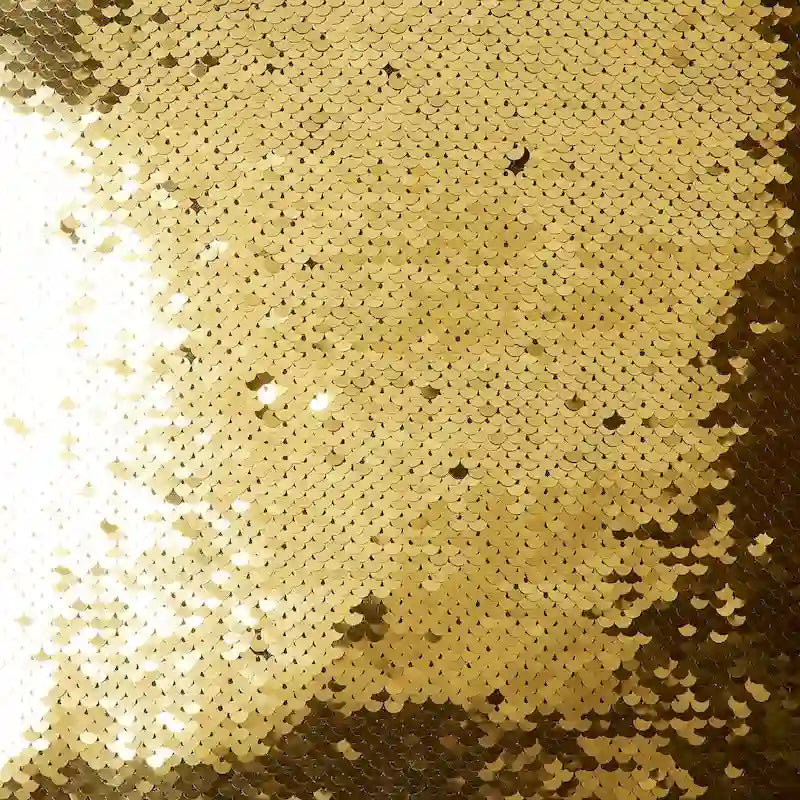 Pouf a sirena di paillettes reversibili