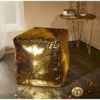 Pouf a sirena di paillettes reversibili