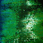 Pouf a sirena di paillettes reversibili