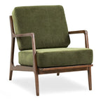 Poltrona lounge in tessuto Poly & Bark Verity 25 - Struttura in legno massello