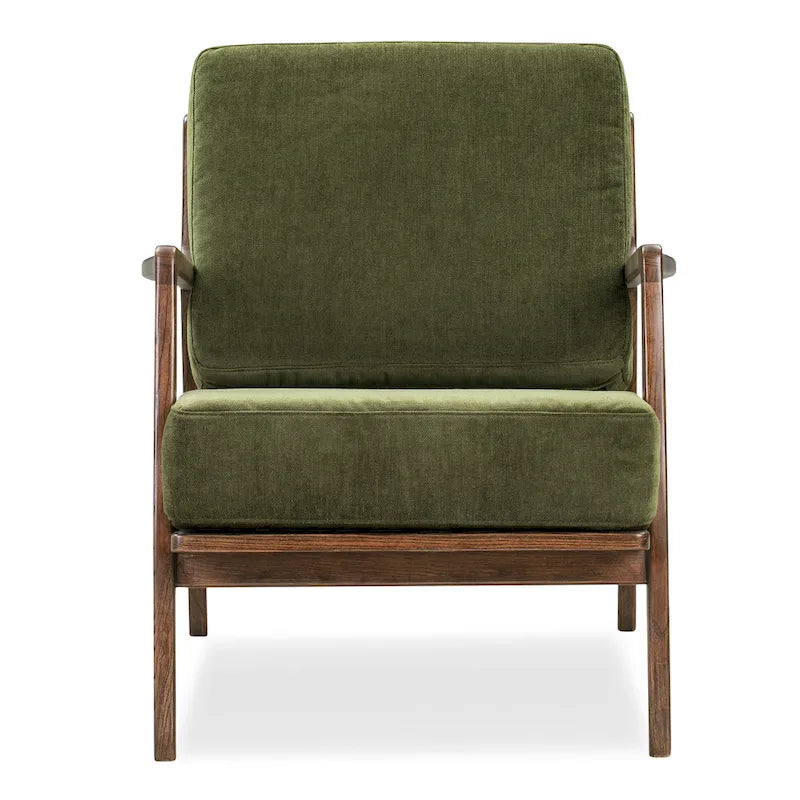Poltrona lounge in tessuto Poly & Bark Verity 25 - Struttura in legno massello