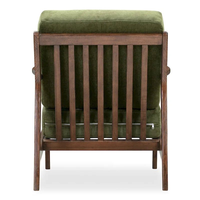 Poltrona lounge in tessuto Poly & Bark Verity 25 - Struttura in legno massello