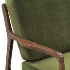 Poltrona lounge in tessuto Poly & Bark Verity 25 - Struttura in legno massello