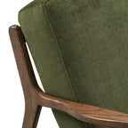 Poltrona lounge in tessuto Poly & Bark Verity 25 - Struttura in legno massello