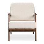 Poltrona lounge in tessuto Poly & Bark Verity 25 - Struttura in legno massello