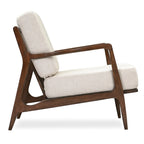 Poltrona lounge in tessuto Poly & Bark Verity 25 - Struttura in legno massello