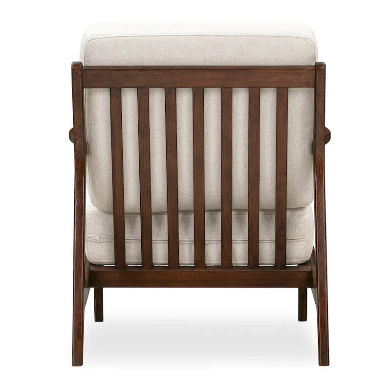 Poltrona lounge in tessuto Poly & Bark Verity 25 - Struttura in legno massello