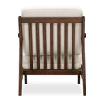 Poltrona lounge in tessuto Poly & Bark Verity 25 - Struttura in legno massello