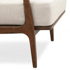 Poltrona lounge in tessuto Poly & Bark Verity 25 - Struttura in legno massello