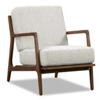 Poltrona lounge in tessuto Poly & Bark Verity 25 - Struttura in legno massello