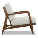 Poltrona lounge in tessuto Poly & Bark Verity 25 - Struttura in legno massello