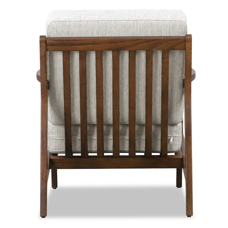 Poltrona lounge in tessuto Poly & Bark Verity 25 - Struttura in legno massello