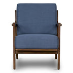 Poltrona lounge in tessuto Poly & Bark Verity 25 - Struttura in legno massello