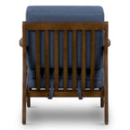 Poltrona lounge in tessuto Poly & Bark Verity 25 - Struttura in legno massello