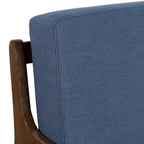 Poltrona lounge in tessuto Poly & Bark Verity 25 - Struttura in legno massello