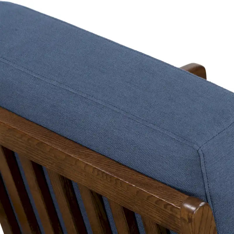 Poltrona lounge in tessuto Poly & Bark Verity 25 - Struttura in legno massello