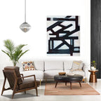 Fauteuil lounge en cuir pleine fleur italien véritable Poly & Bark Verity