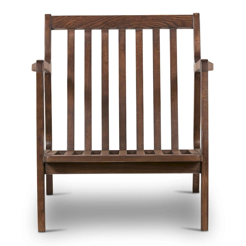 Fauteuil lounge en cuir pleine fleur italien véritable Poly & Bark Verity