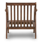 Fauteuil lounge en cuir pleine fleur italien véritable Poly & Bark Verity