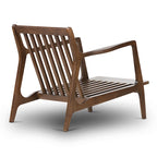 Fauteuil lounge en cuir pleine fleur italien véritable Poly & Bark Verity
