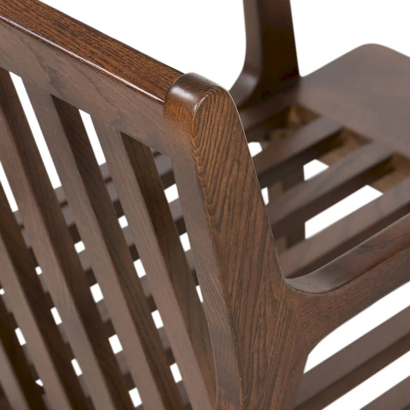 Fauteuil lounge en cuir pleine fleur italien véritable Poly & Bark Verity