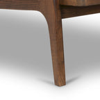 Fauteuil lounge en cuir pleine fleur italien véritable Poly & Bark Verity