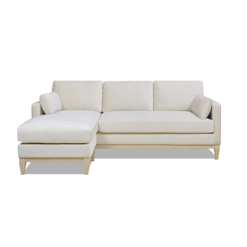 Divano Sezionale con Chaise Reversibile Knox 89 in Velluto Performance