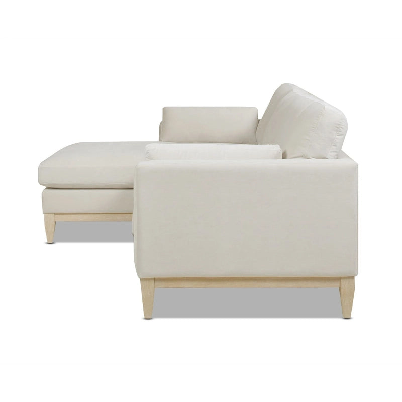 Divano Sezionale con Chaise Reversibile Knox 89 in Velluto Performance