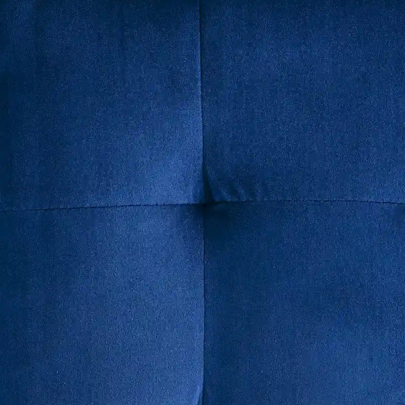 Poggiapiedi cubo trapuntato in velluto Croeni di Porch & Den