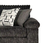 Set Divano e Divanetto in Velluto a Coste Larghe Nason di Roundhill Furniture